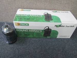 lot 333 image: 10 pk My Detox Foot Bath Round Arra...