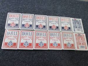 lot 371 image: 12 Sealed Hoyle Poker Playing Cards...
