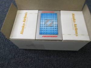 lot 391 image: 12 Sealed Decks Alaska Airlines & P...