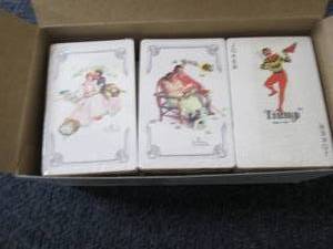 lot 392 image: 12 Sealed Decks Norman Rockwell Pla...