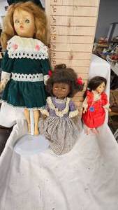 lot 34 image: Horsman Doll, Rubber French Doll and Misc unmarked doll