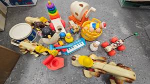 lot 54 image: Vintage Fisher Price Toys and additional Toys