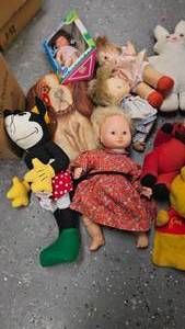 lot 66 image: Assorted lot of Stuffies including Vintage Mickey Mouse