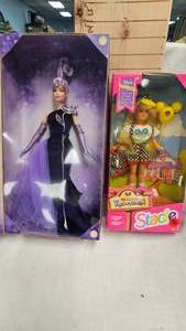 lot 70 image: Mickys Town Stacie and Sterling Silver Barbie, both like new in boxes