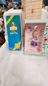 lot 72 image: Special Sparkles Tinkerbelle and Madame Alexander British Mod, Like New in Boxes