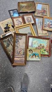 lot 112 image: Pictures and Frame Lot
