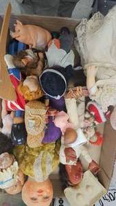 lot 136 image: Assorted Doll and Toy Lot as Shown