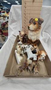 lot 161 image: Dog Statues and Figurines