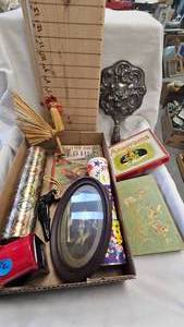 lot 216 image: Kalidescopes, Avon First Class Male Perfume Bottle and More