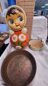 lot 228 image: Vintage Big Tumbler Doll, Nice Condition
