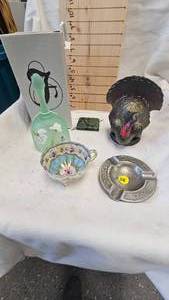 lot 208 image: Fenton Bell, Rigid Pipe Tools Ashtray, and Misc