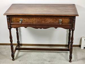 lot 66 image: William French Furniture Co. Minneapolis Mahogany Consol Cabinet