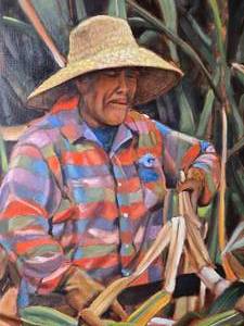 lot 46 image: Fine Art Original Painting - Macario Pascual - Kalakoa