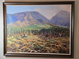 lot 86 image: Fine Art Original Painting - Macario Pascual - Morning in West Maui