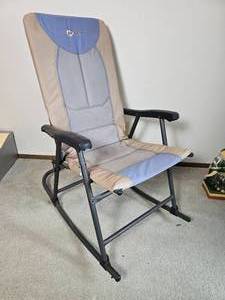 lot 119 image: Portal Canvas Folding Rocking Chair