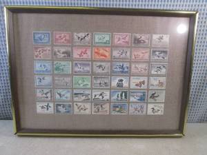 (A-4) Framed Collection of $1 to $5...