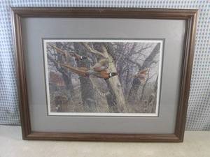 lot 39 image: (A-4) Framed James A. Megar Storm ...