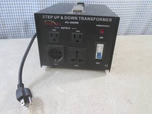 lot 89 image: (BS) Simran AC-2000W Step Up & Down...