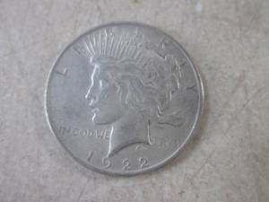 lot 103 image: (CNTR) 1922 Peace Silver Dollar ...
