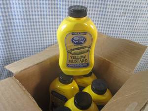 lot 180 image: (B-1) 6 Bottles of Yellow Mustard 2...