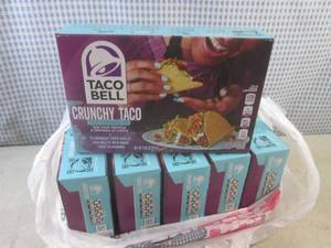 lot 181 image: (B-1) 6 Boxes of Taco Bell Crunchy ...