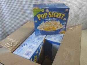lot 187 image: (C-2) 4 Boxes of Pop Secret Butter ...