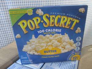 lot 188 image: (C-2) 4 Boxes of Pop Secret Butter ...