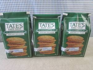 lot 195 image: (B-2) 3 Bags of Tates Bake Shop Co...