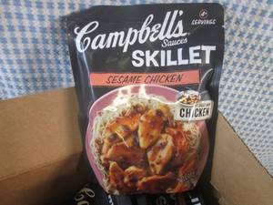 lot 212 image: (B-3) 6 Pouches of Campbells Sauce...