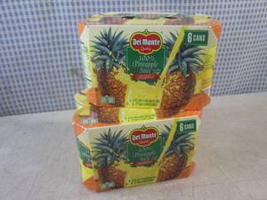 lot 222 image: (B-1) 2 - 6-Packs of Del Monte Pine...