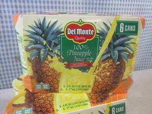 lot 223 image: (B-1) 2 - 6-Packs of Del Monte Pine...