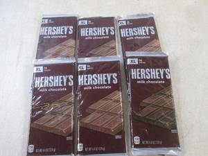 lot 234 image: (B-1) 6 XL 16pc Hersheys Milk Choc...