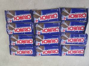 lot 248 image: (B-3) 12 Crunch 4pc Share Pack Cand...