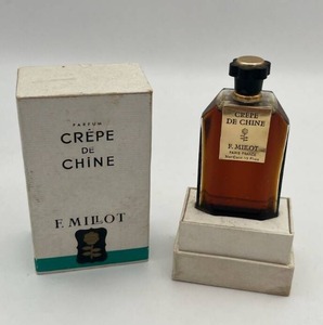 lot 27 image: Rare Vintage F. Millot CREPE DE CHINE 12 FL Oz Perfume with Original Retail Box
