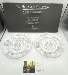 lot 94 image: Waterford Crystal The Millenium Collection 8 Plates in Like New Condition