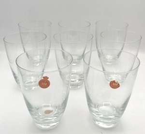 lot 104 image: Lot of 8 Vintage Per Lutken Holmgaard 5-inch Drinking Glasses