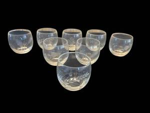 lot 107 image: Lot of 8 Vintage Etched Cocktail Glasses