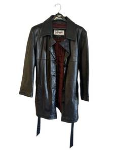 lot 124 image: Nice Womens Wilsons Leather Black Long Coat with Thinsulate Liner (Size XL)