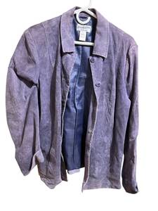 lot 168 image: Womens Pendleton Purple Leather Jacket (Size Large)