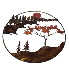 lot 183 image: Amazing Cut Metal Wall Art (22.5 in Diameter)