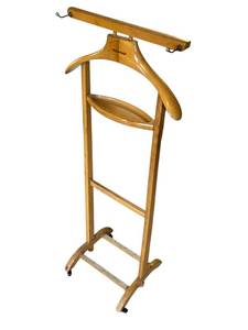 lot 274 image: Vintage 42.5-inch Model Home Valet Freestanding Wardrobe Stand