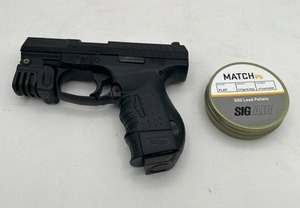 lot 283 image: Umarex WALTHER CP99 Compact .177 Caliber BB Air Gun with Green Laser Sight