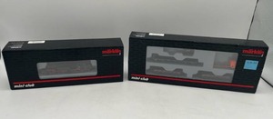lot 299 image: New Marklin Z-Scale Class 96 Steam Locomotive (88294) & Power Shovel Transport Freight Car Set (82572) - $300 Value