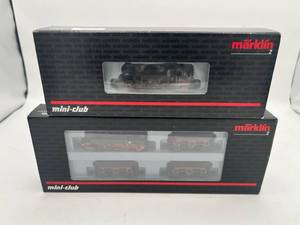 lot 303 image: New Marklin Z-Scale Steam Locomotive Class T (88941) & Coal Transport Train Set (81379)