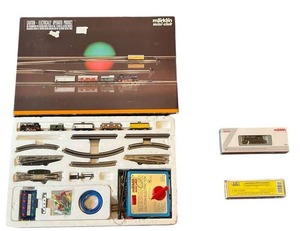 lot 314 image: Vintage Marklin 8160 Mini-Club Z-Scale Train Set, New Marklin Steam Locomotive (88957), and New AZL RDC Locomotive