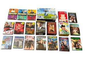 lot 332 image: Huge Lot of Mostly New (Sealed) Blu-Ray & DVDs - The Sound of Music Limited Edition Box Set, Foyles War, NCIS, Criminal Minds, Married with Children, and More