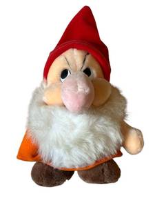 lot 341 image: Vintage Disneyland Walt Disney World Grumpy 7-inch Plush Doll