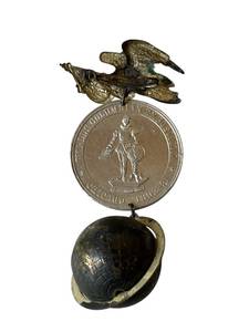 lot 342 image: RARE Antique 1892-93 Worlds Columbian Exposition (Chicago) 4-inch Lapel Pin