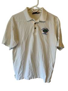 lot 378 image: Vintage Florida Gators 2006 National Champions Football White Polo Shirt (Mens Medium)
