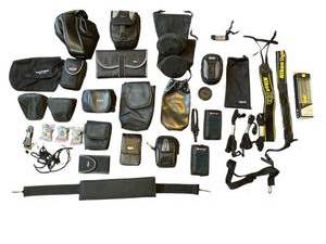 lot 412 image: Huge Lot of Camera CasesBags - Nikon, Targus, Canon and More